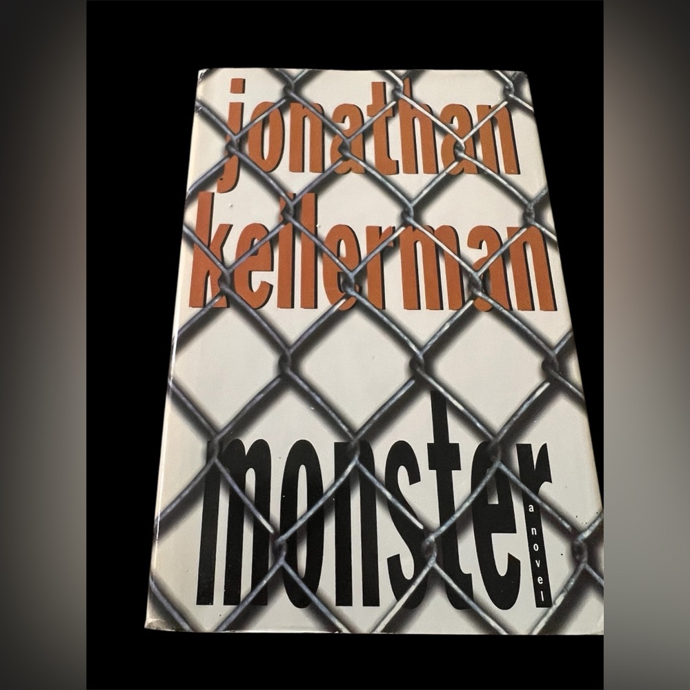 'Monster' Novel our cover book by Jonathan Kellerman